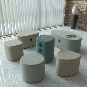 SmartRocks burgess furniture technology casual seating