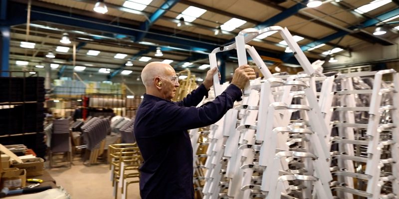 burgess furniture stacking chairs