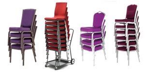 burgess furniture chaises empilables avec structure