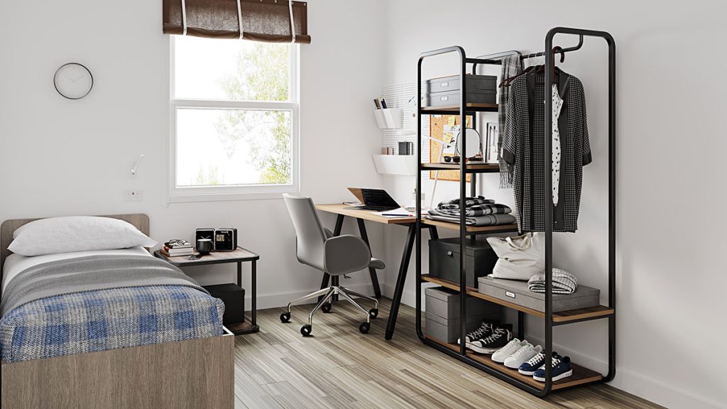 University Bedroom Open Concept
Range