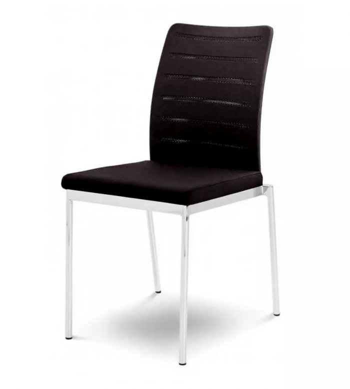 EVOSA Chaise NOIRE