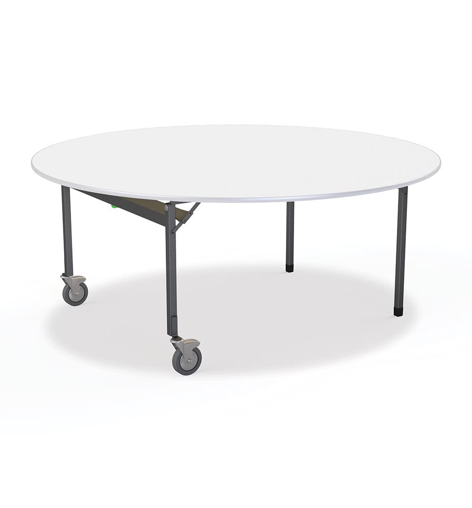 Slimfold Table with Castors