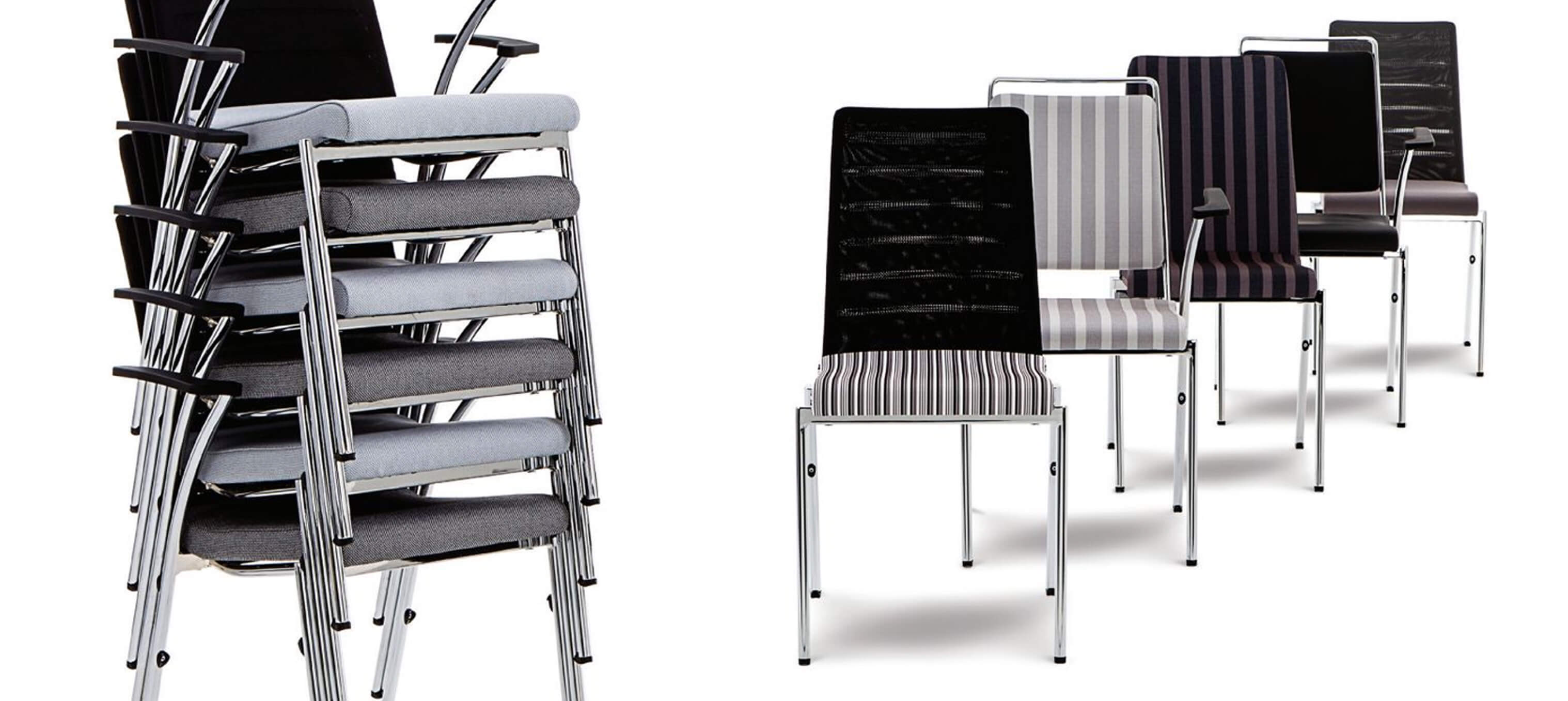 Evosa Chaises empilables pour congrès Hero