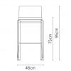 08 12l eovsa high chair line drawing