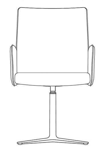 casuelle low 4 star base line drawing