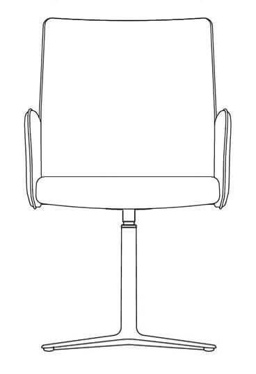 casuelle low 4 star base line drawing