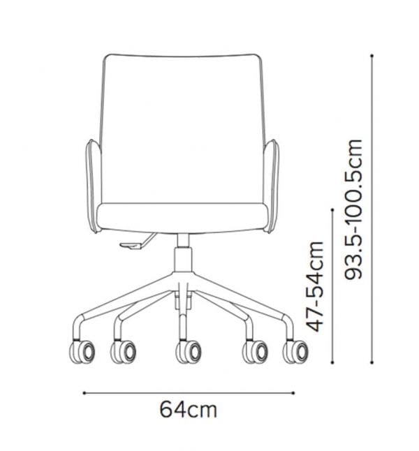 casuelle 19 3A line drawing