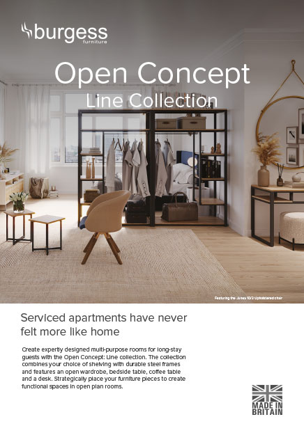 Open Concept Line Collection Apartment Brochure