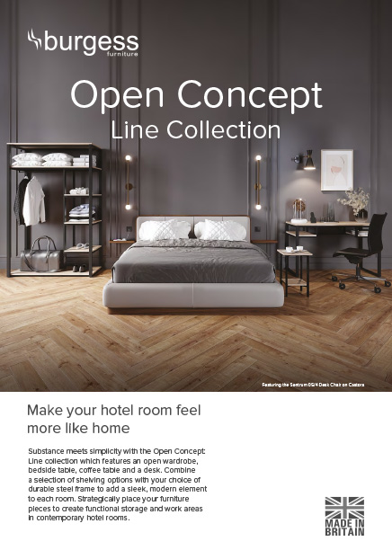 Open Concept Line Collection Hotel Brochure