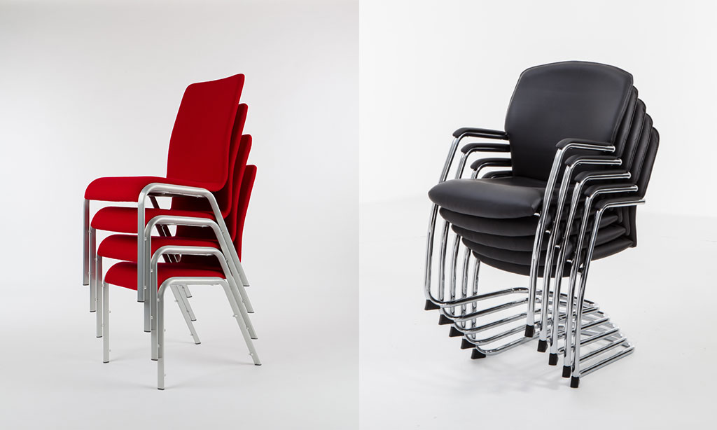 Stacked vs Cantilever Chairs