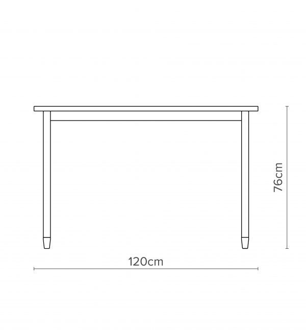 A Fix Table Diagram Lines with Dimensions