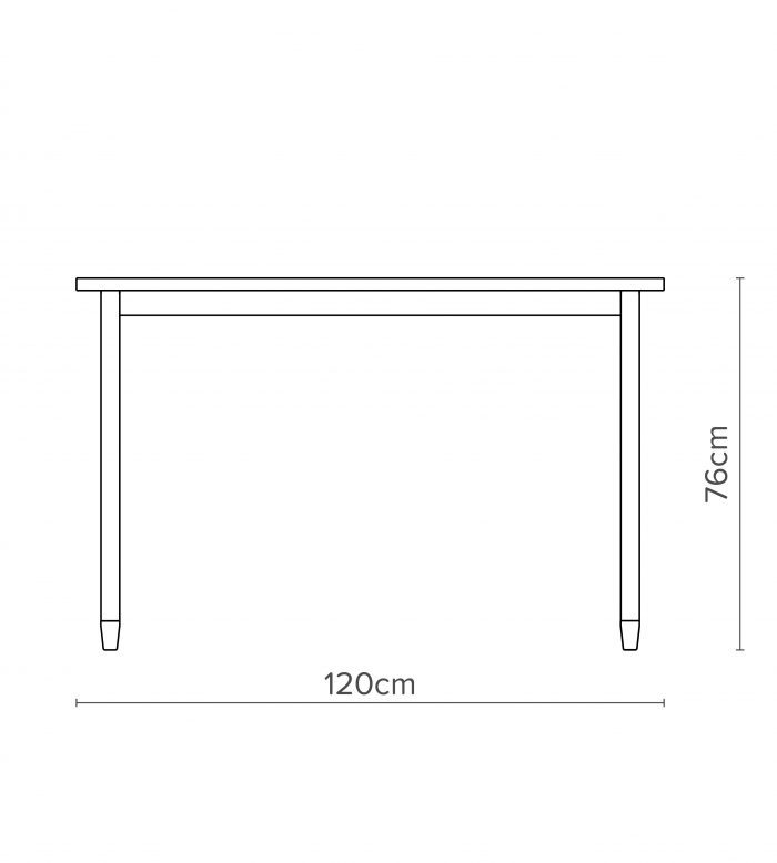 A Fix Table Diagram Lines with Dimensions