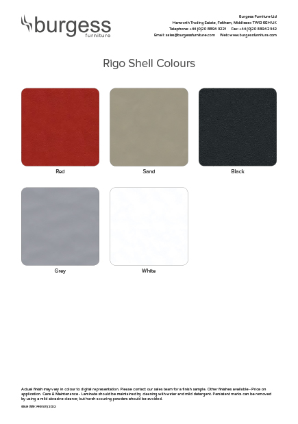 Rigo Shell Colours A4 2022
