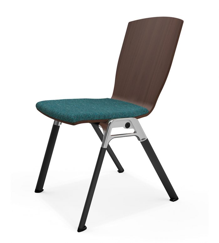 Adatta Conference Chair turquoise with polished casting