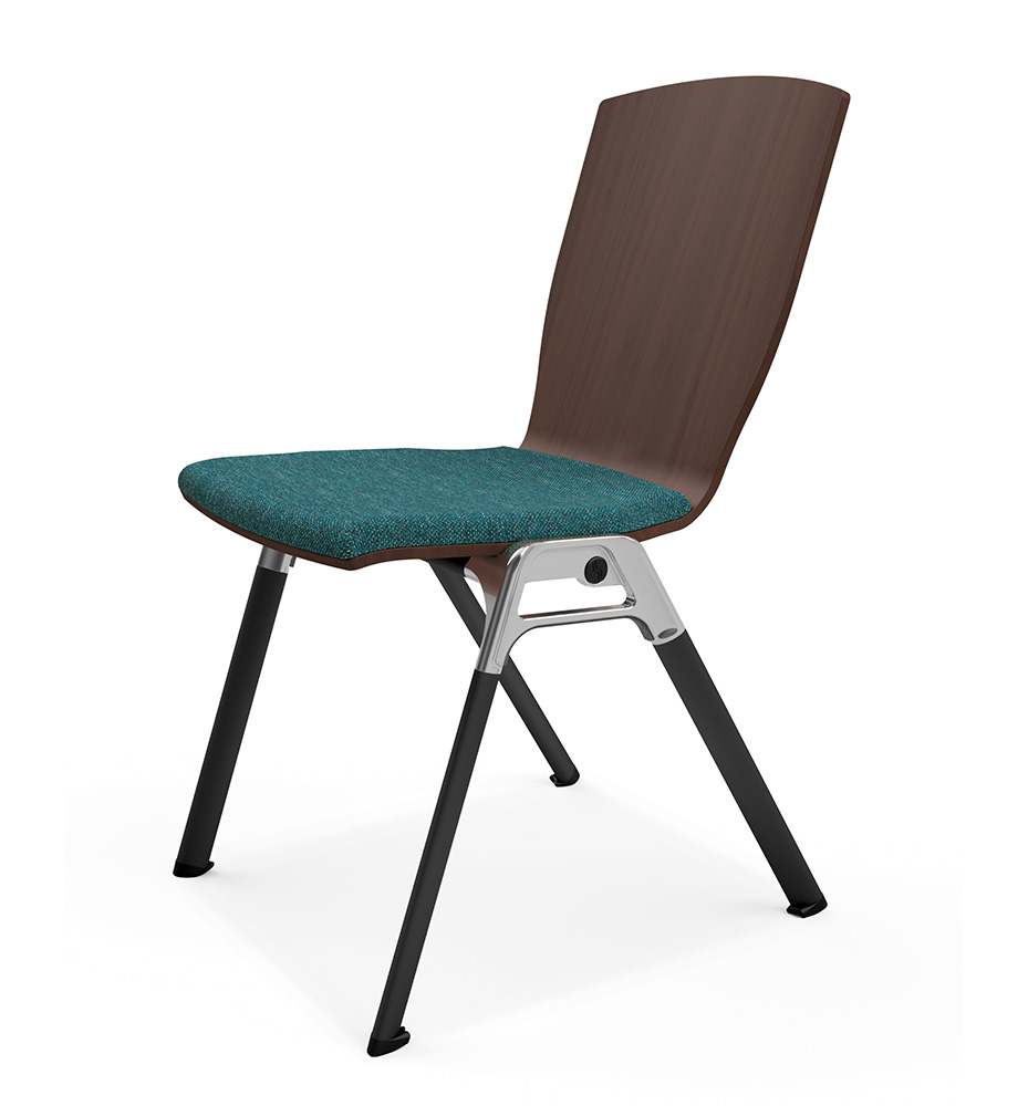 Adatta Conference Chair turquoise with polished casting