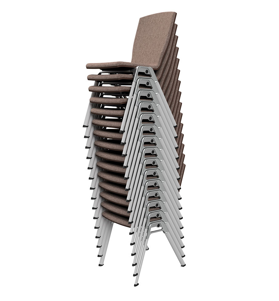 Adatta chairs stacked 15 high