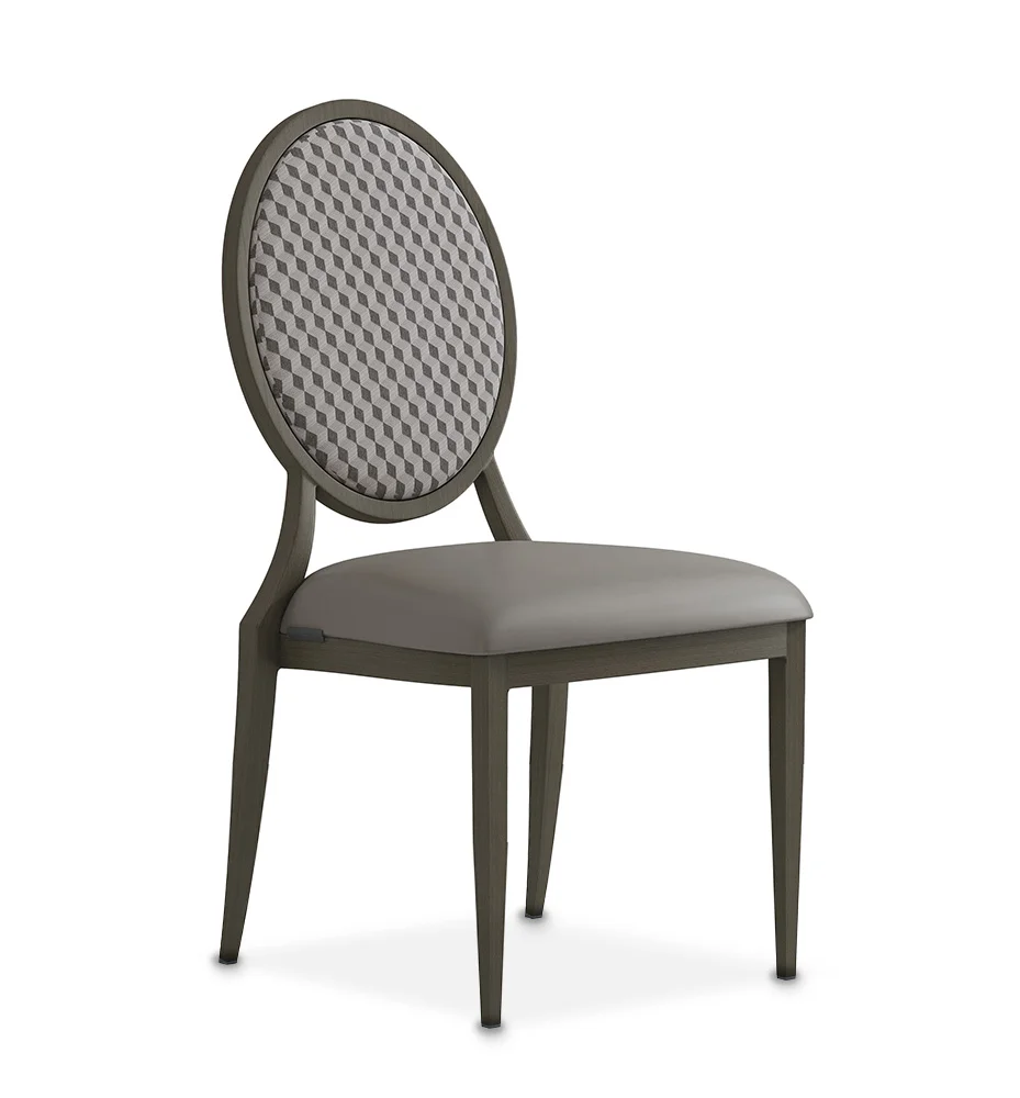 WG 3 Metal Wood Frame Chair Tapered