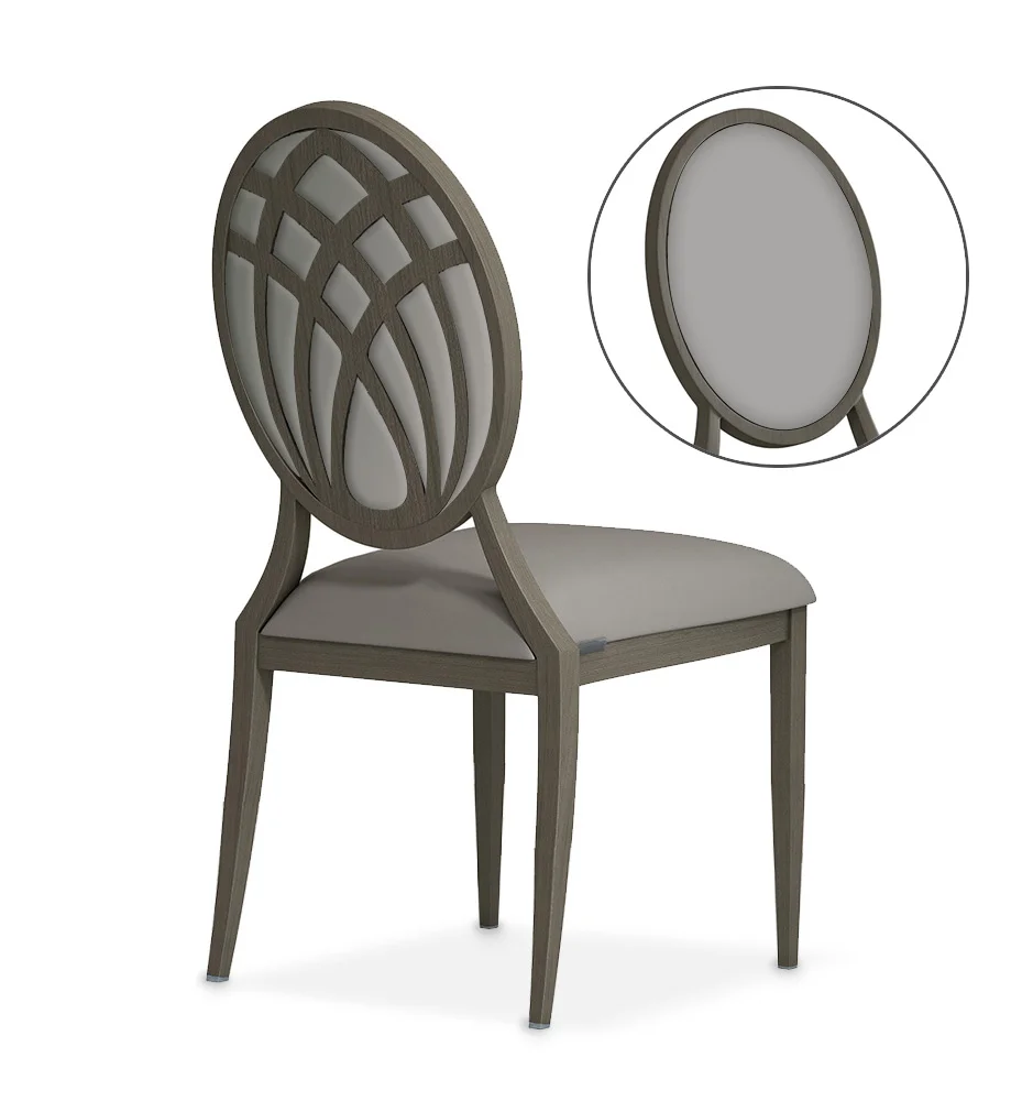WG 4 BD Metal Wood Frame Chair Tapered 3B inset front